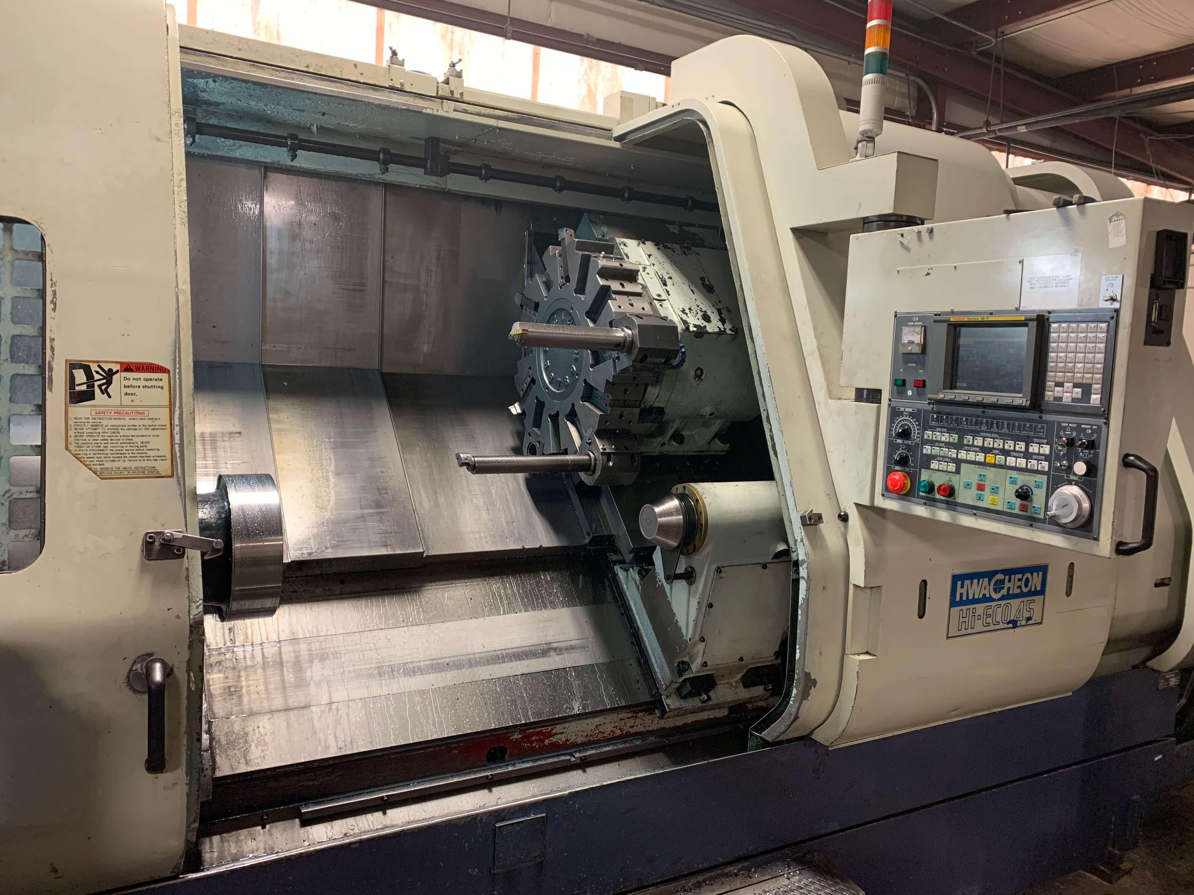 Hwacheon Hi-ECO 45 cnc lathe
