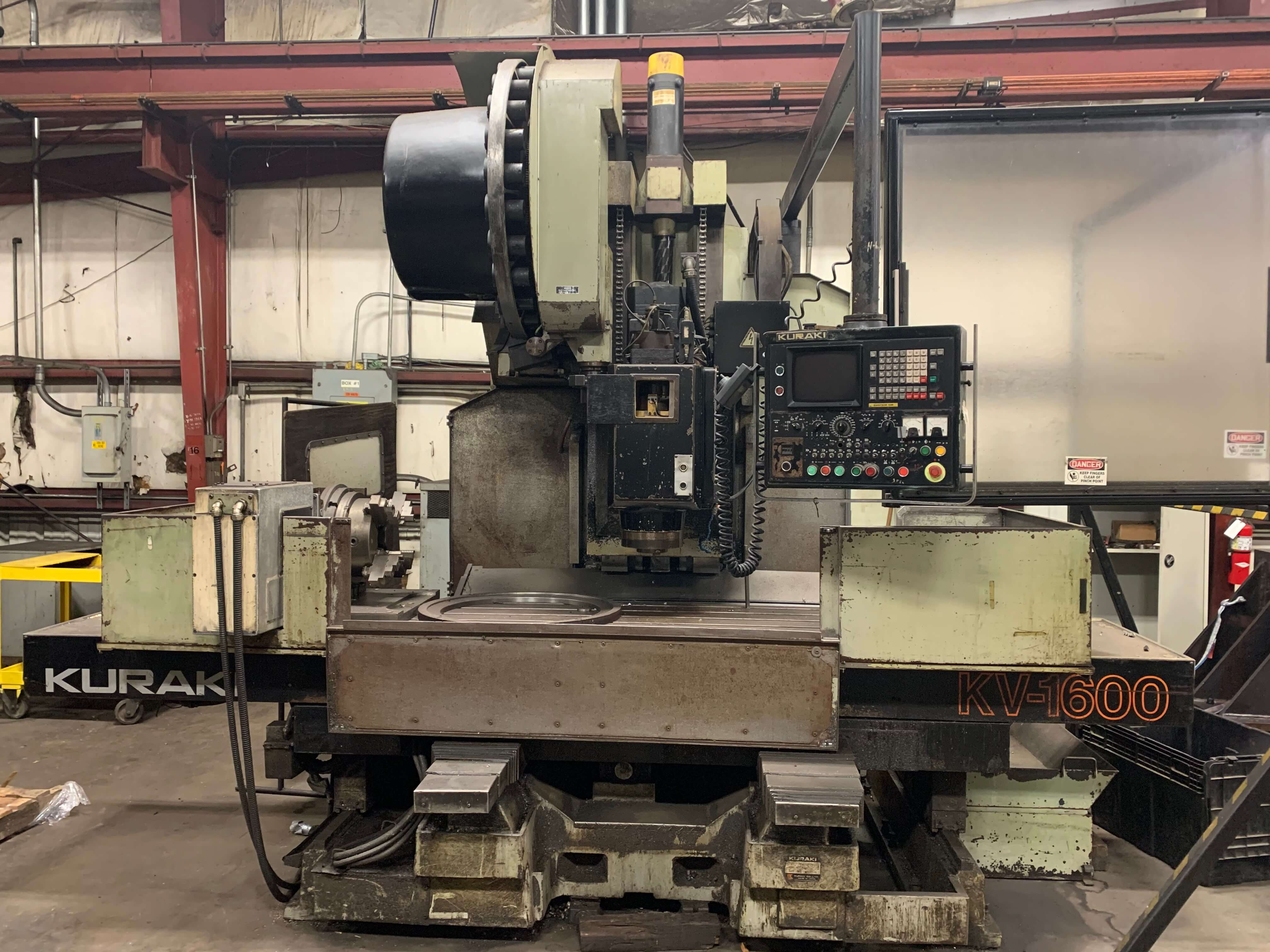 Kuraki KV-1600 vertical machining center