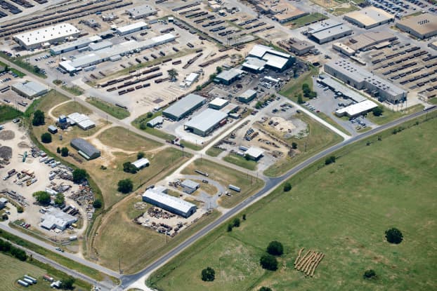 Aerial view of the Navasota heavy-forge plant